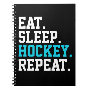 Carnet Eat Sleep Hockey Repeat -Hockey Lovers