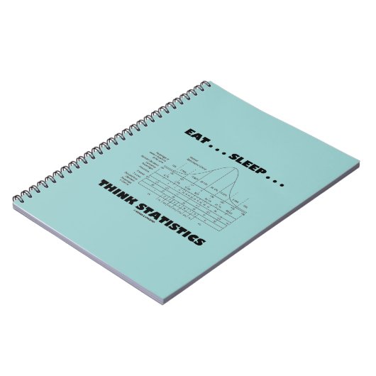 Carnet Eat Sleep ... Think Statistics (Côté gauche)