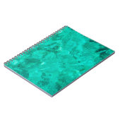 Carnet Eau bleu mer vague turquoise arrière - plan liquid (Côté gauche)