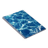 Carnet Eau bleue étincelante (Côté Droit)