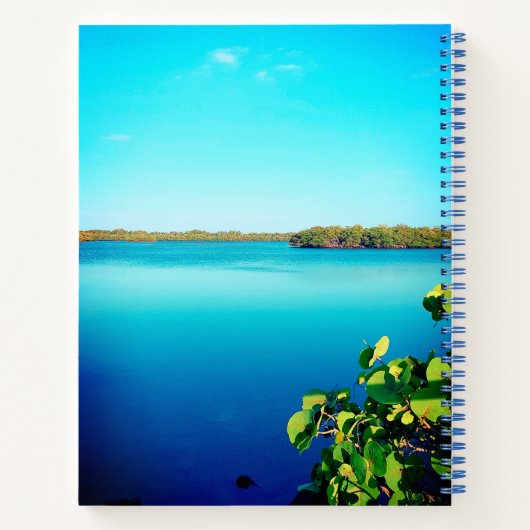 Carnet Eau calme (Dos)