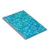 Carnet Eau de mer bleue avec étincelles (Côté Droit)