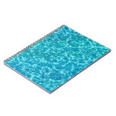 Carnet Eau de mer bleue avec étincelles (Côté gauche)