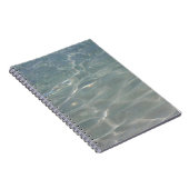 Carnet Eau des Caraïbes Bleu Abstrait Nature (Côté Droit)