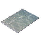 Carnet Eau des Caraïbes Bleu Abstrait Nature (Côté gauche)