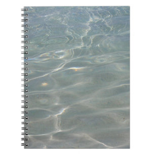 Carnet Eau des Caraïbes Bleu Abstrait Nature