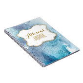 Carnet Eau-fleur bleu violet (Côté Droit)