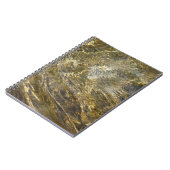 Carnet Eau fontaine d'or (Côté gauche)