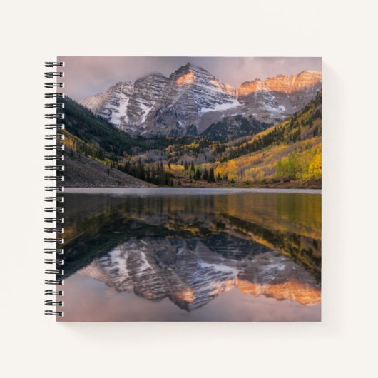 Carnet Eau | Maroon Bells Colorado (Devant)