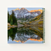 Carnet Eau | Maroon Bells Lake Aspen Trees (Dos)