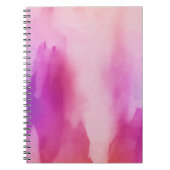 Carnet Eau rose et violette Couleur positive de l'espace (Devant)
