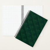 Carnet Eau sur métal vert (À l'intérieur)