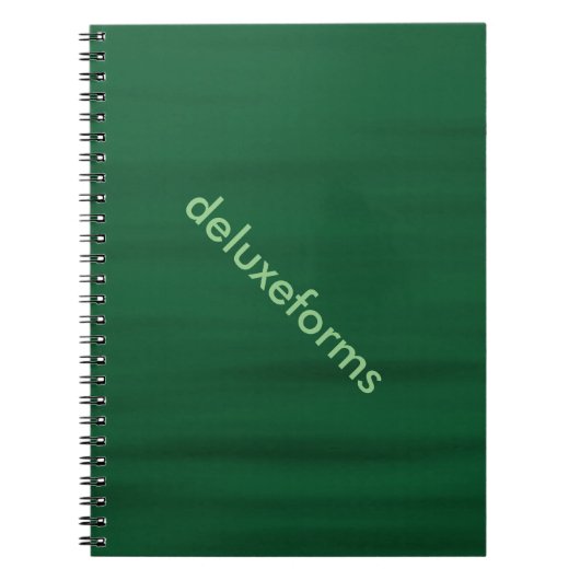 Carnet Eau verte (Devant)