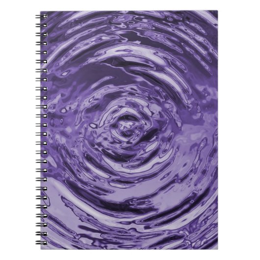 Carnet Eau Violet (Devant)