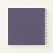 Carnet Eau violet Fleurs Sketchbook (Dos)