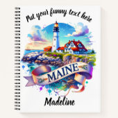 Carnet Eau vive du phare du Maine (Devant)