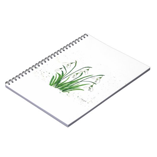 Carnet Eaux de fleurs blanches (Côté gauche)