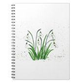 Carnet Eaux de fleurs blanches (Devant)