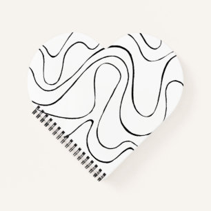 Carnet Ebb et flux 2 - Noir et blanc