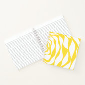 Carnet Ebb et flux 4 en citron jaune et blanc (Intérieur)