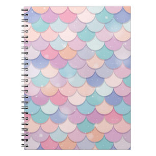 Carnet Écaille de sirène pastel