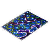 Carnet Écailles Bleues Lumineuses (Côté gauche)