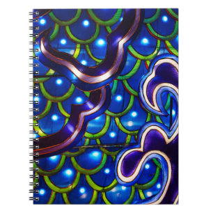 Carnet Écailles Bleues Lumineuses