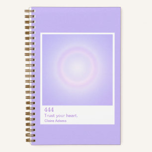 Carnet Échantillon de numéro angélique Aura Violet Petit