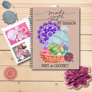 CARNET ÉCHANTILLONS DE KNIT ET DE CROCHET