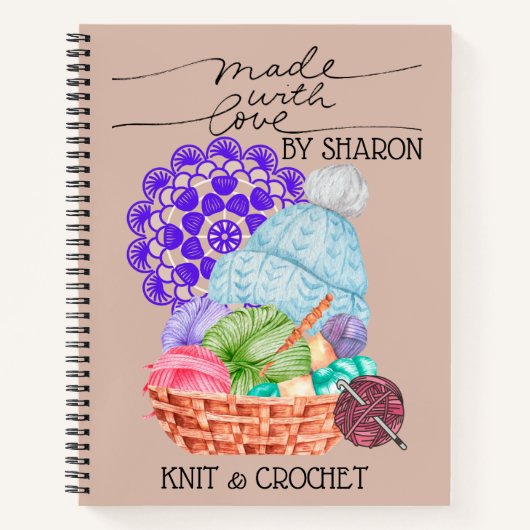 CARNET ÉCHANTILLONS DE KNIT ET DE CROCHET (Devant)