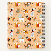 Carnet Écharpes festives d'hiver pour chiots (Dos)