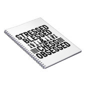 Carnet Échecs Bienheureux Stressés Obsédé Drôle Checkmate (Côté Droit)