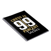 Carnet Échecs - Les échecs sont 99 pour cent de tactique (Côté Droit)