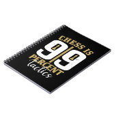 Carnet Échecs - Les échecs sont 99 pour cent de tactique (Côté gauche)