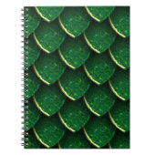 Carnet Échelle de dragon vert (Devant)