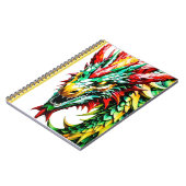 Carnet Échelle rouge, verte et jaune (Côté gauche)