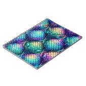 Carnet Échelles aquatiques colorées/irisées (Côté gauche)