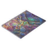 Carnet Échelles de dragon abstrait fantaisiste Art fracta (Côté gauche)