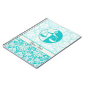 Carnet Échelles de justice turquoises (Côté gauche)