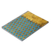 Carnet Echelles de Parties scintillant de sirène Gold Shi (Côté gauche)