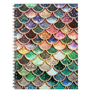 Carnet Échelles de sirènes de Parties scintillant de luxe