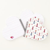 Carnet Échiquier Romantique Cœurs Saint-Valentin (Intérieur)