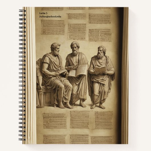 Carnet Échos de Rome antique : Latin (Devant)