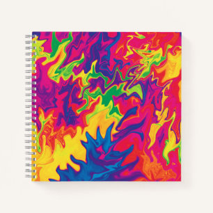 Carnet Éclaboussure psychédélique......