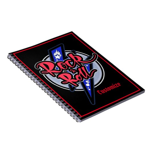 Carnet Éclair de roche et de rouleau (Côté Droit)