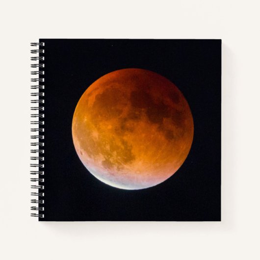 Carnet Éclipse lunaire de la Lune bleue | État de Washing (Devant)