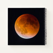 Carnet Éclipse lunaire de la Lune bleue | État de Washing (Dos)
