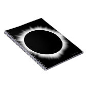 Carnet Éclipse solaire avec Corona (Côté Droit)