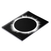 Carnet Éclipse solaire avec Corona (Côté gauche)