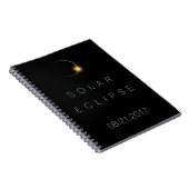 Carnet Éclipse solaire totale 2017 (Côté Droit)